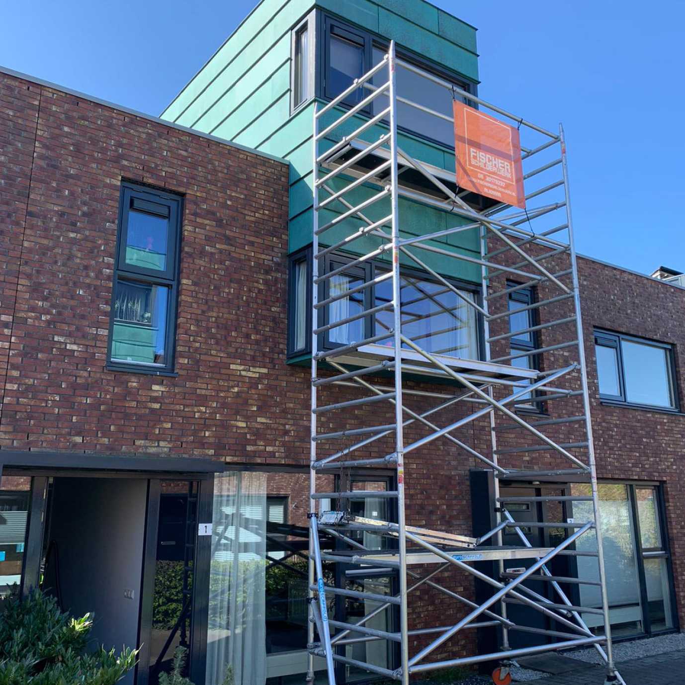 Buitenschilderwerk rijtjes woning Alkmaar